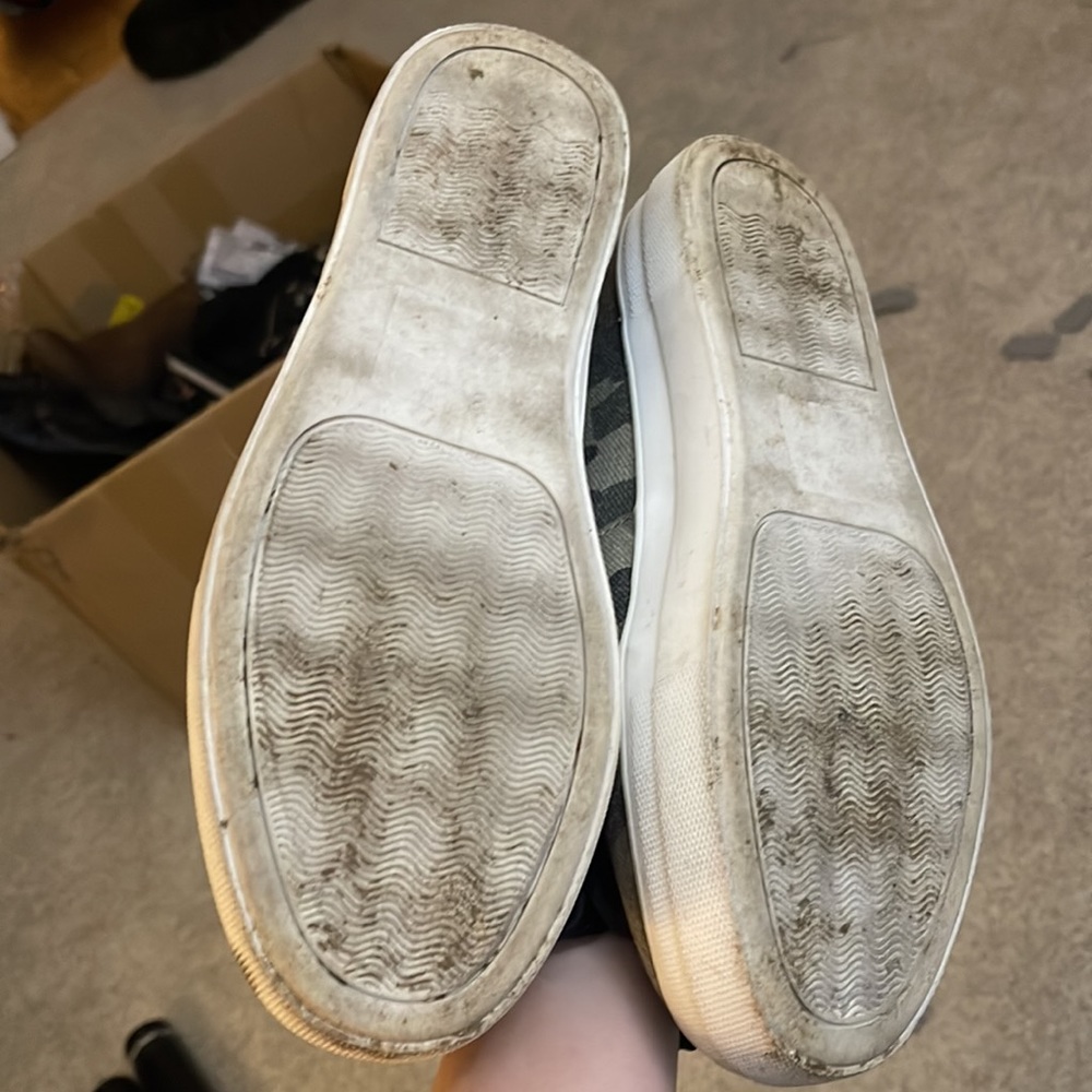 8 Camo Camouflage Slip on Platform Sneakers - Picture 3 of 8